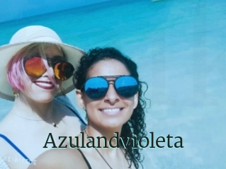 Azulandvioleta